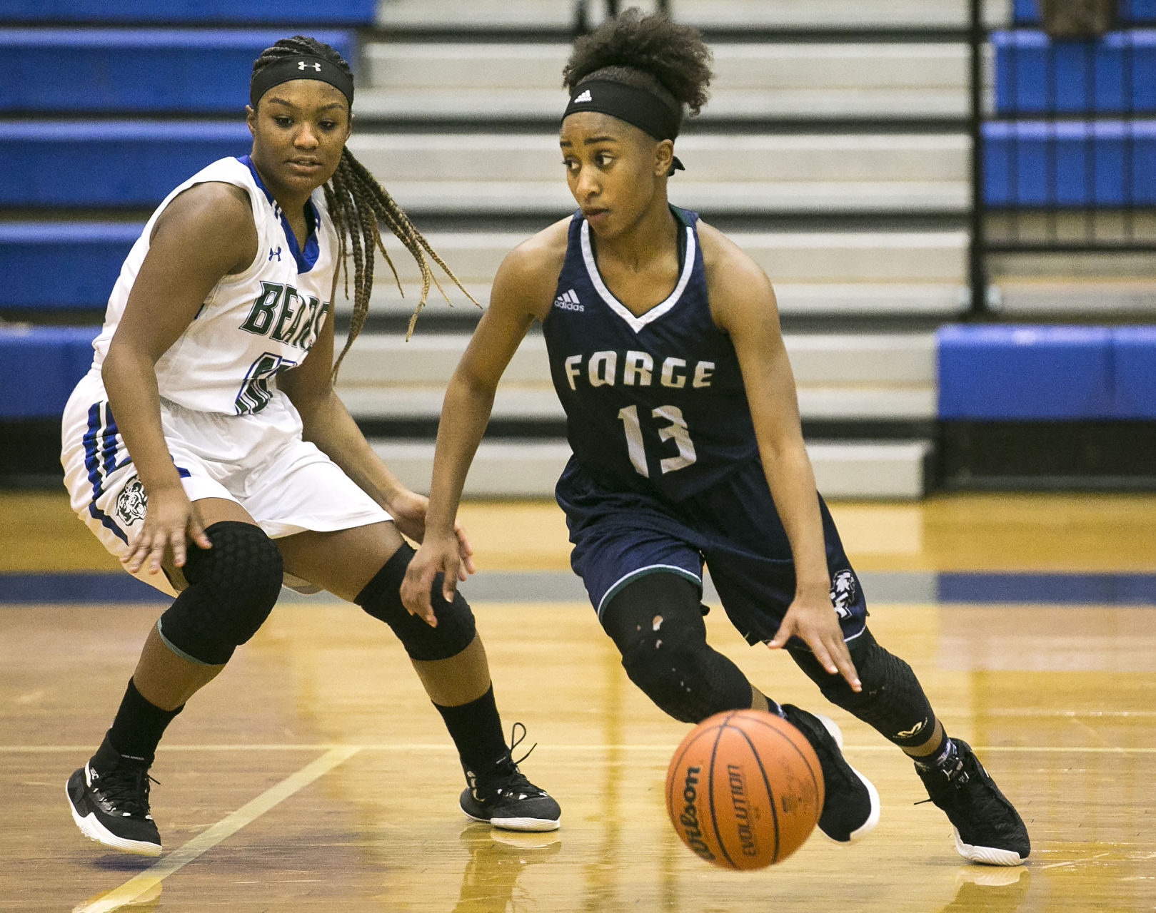 Colonial Forge at Riverbend girls basketball